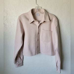 Pink crop jacket